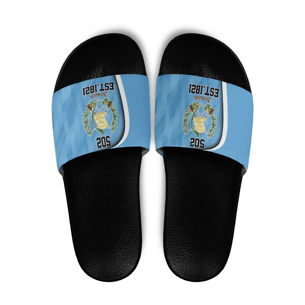 Guatemala Independence Day Slide Sandals Since 1821 September 15 LT9