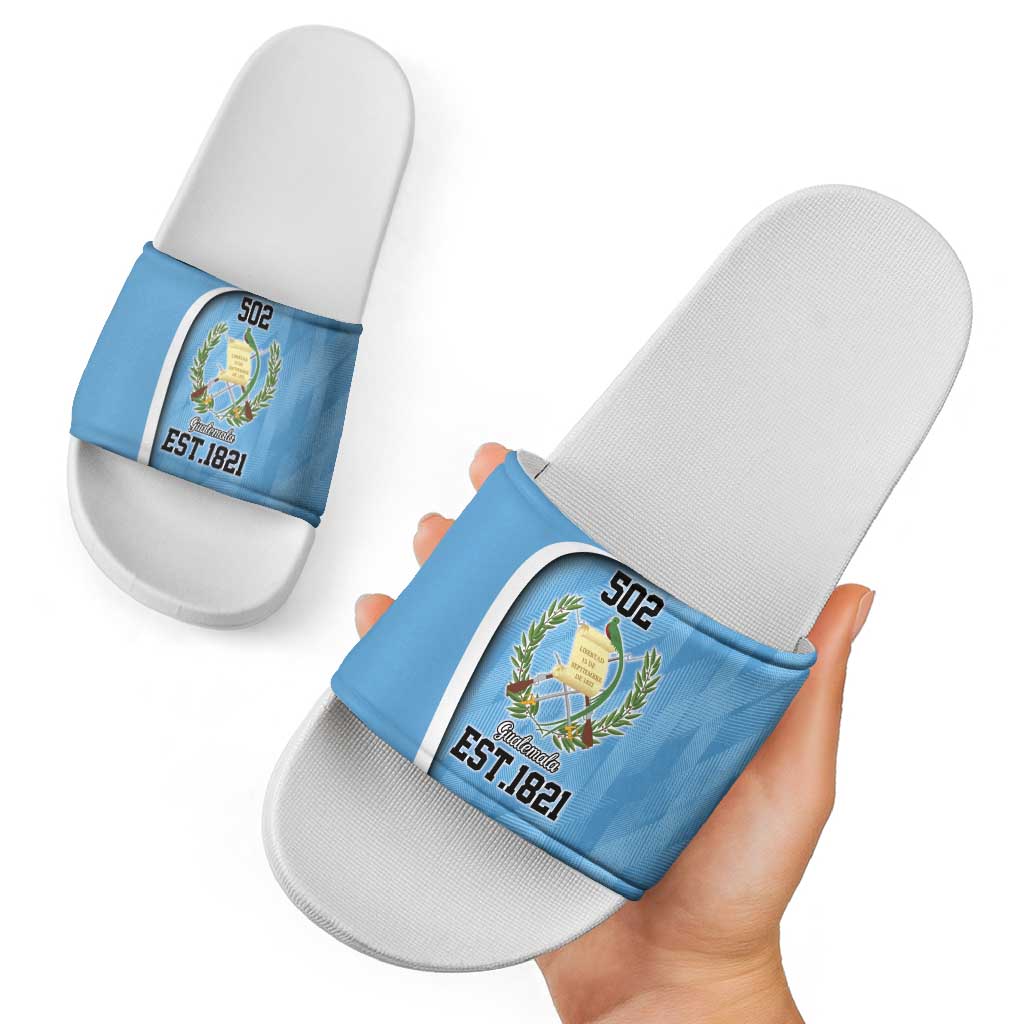 Guatemala Independence Day Slide Sandals Since 1821 September 15 LT9