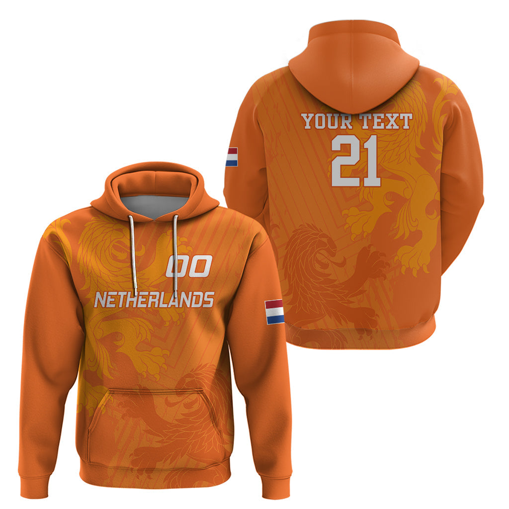 Custom Netherlands Soccer Hoodie Nederlands Vrouwenvoetbalelftal Go World Cup 2023 LT9