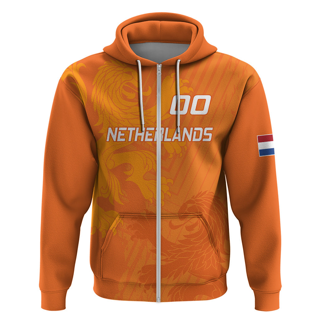 Custom Netherlands Soccer Hoodie Nederlands Vrouwenvoetbalelftal Go World Cup 2023 LT9