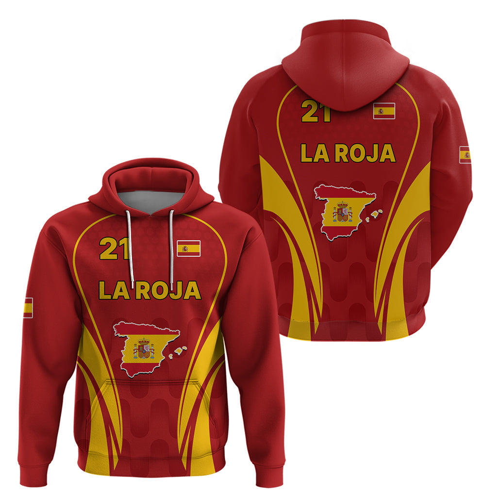 Custom Spain Soccer Hoodie Go World Cup 2023 Sporty Style LT9