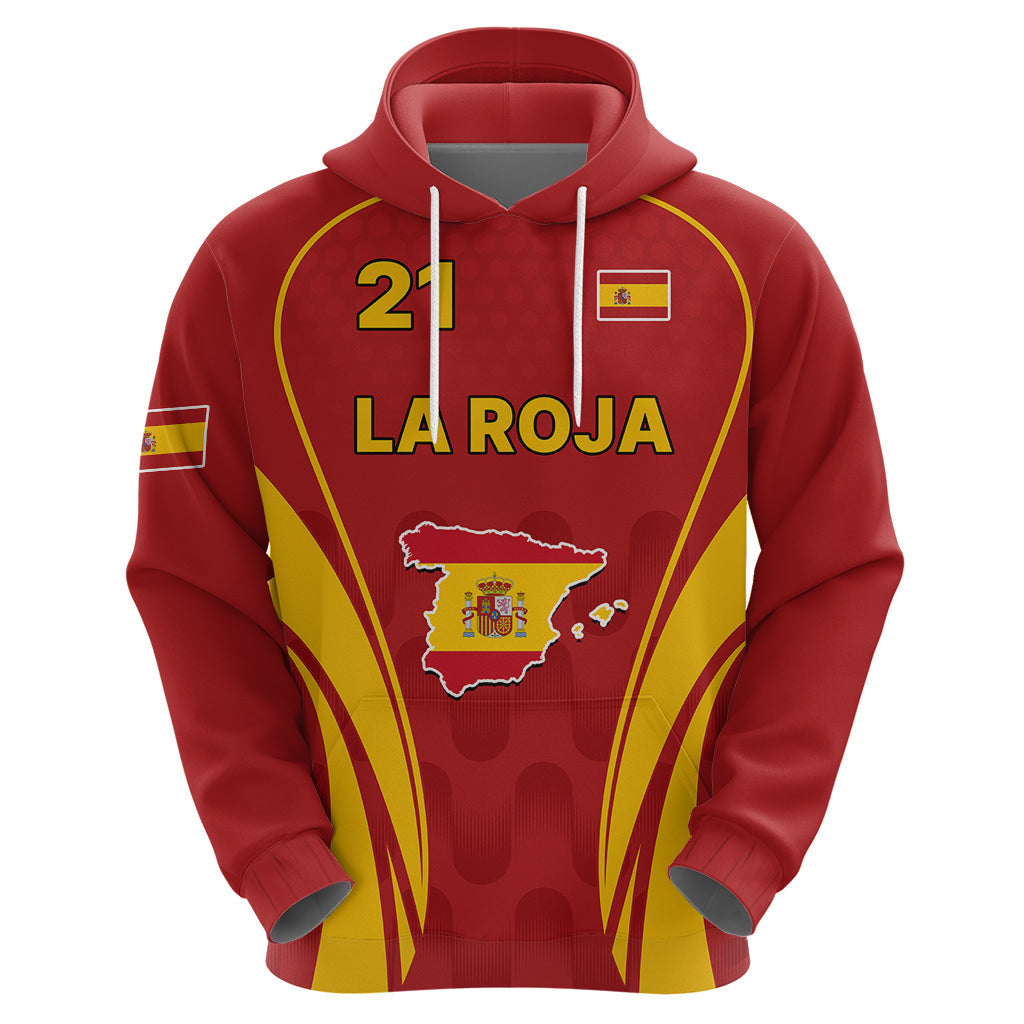 Custom Spain Soccer Hoodie Go World Cup 2023 Sporty Style LT9