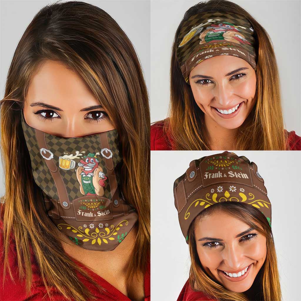 Frank & Stein Oktoberfest Neck Gaiter Beer Festival German Bavarian LT9