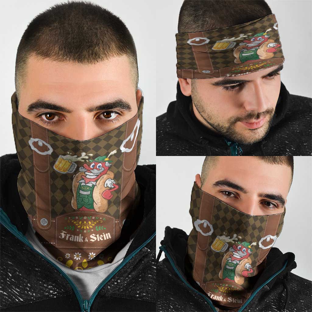 Frank & Stein Oktoberfest Neck Gaiter Beer Festival German Bavarian LT9