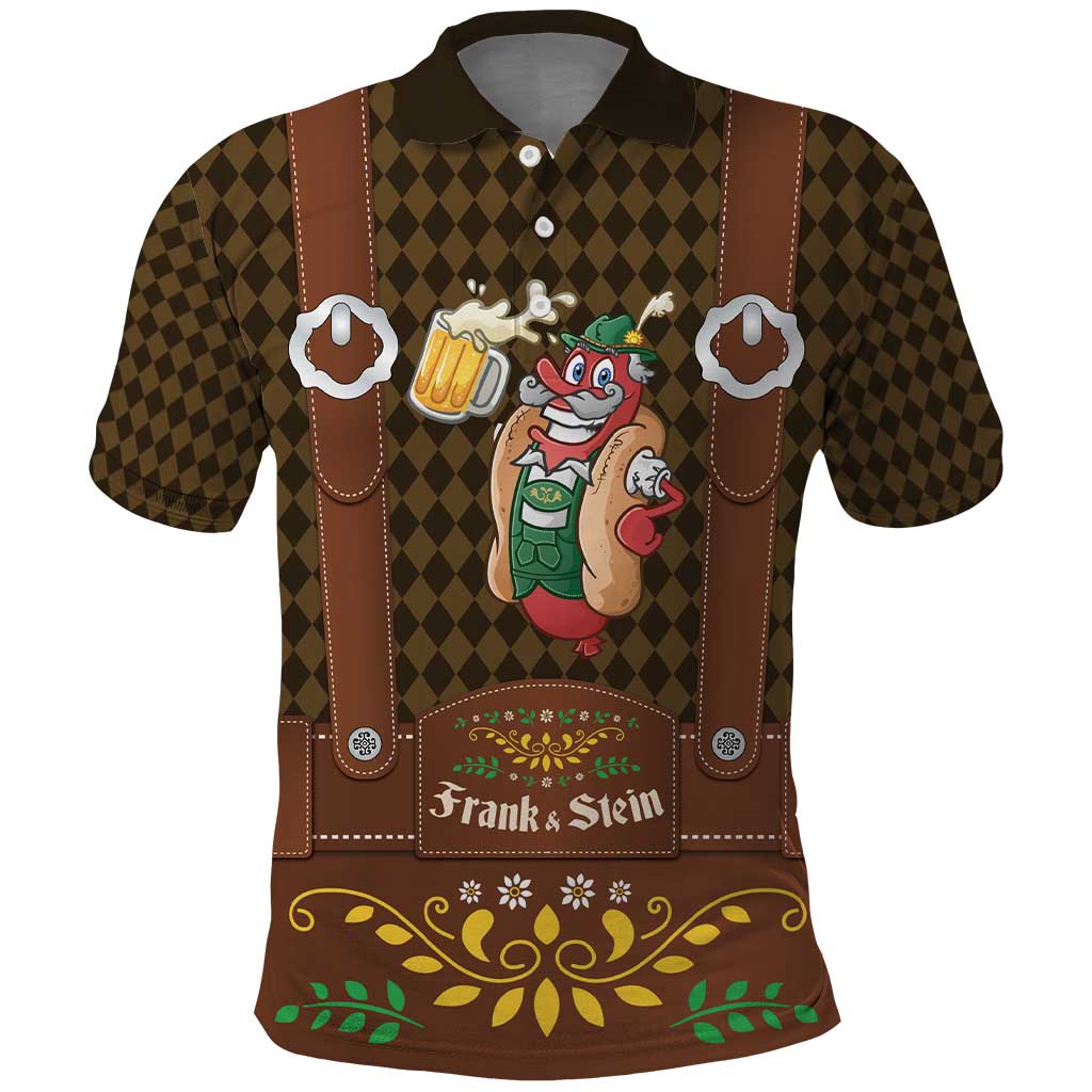 Frank & Stein Oktoberfest Polo Shirt Beer Festival German Bavarian LT9