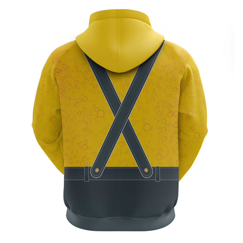 Lederhosen Oktoberfest Hoodie Bavarian Beer Time LT9