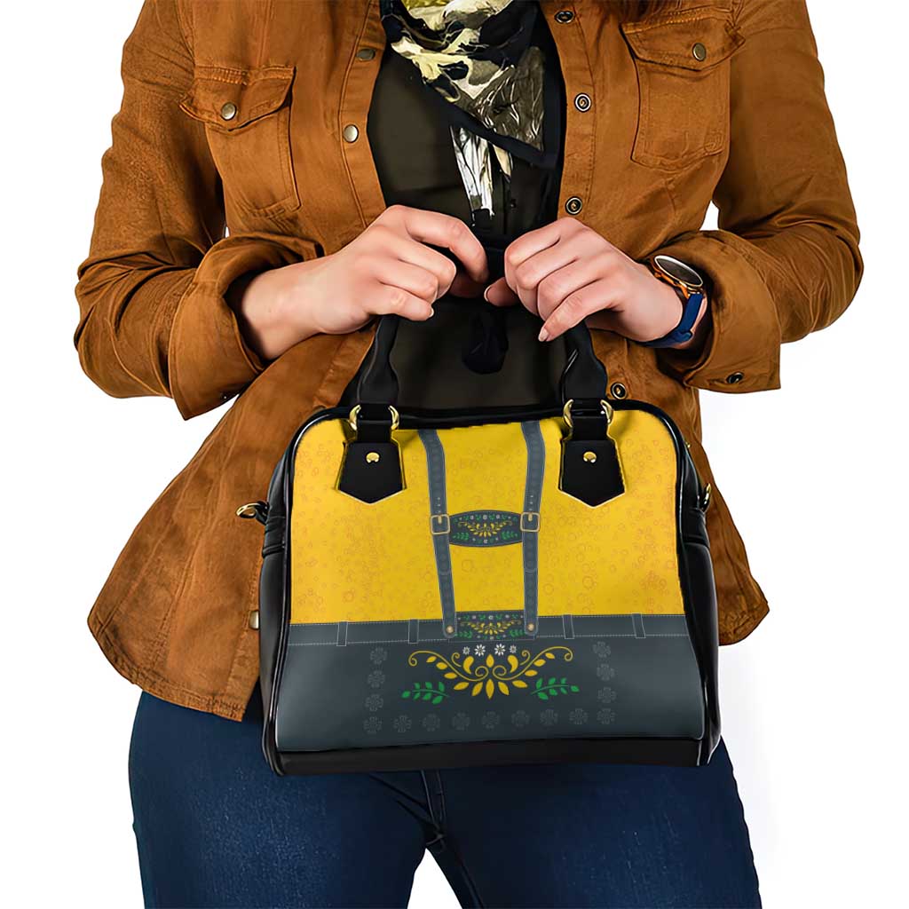 Lederhosen Oktoberfest Shoulder Handbag Bavarian Beer Time LT9
