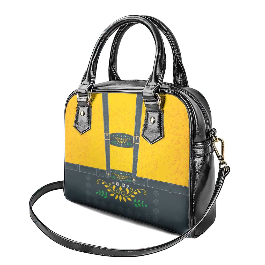 Lederhosen Oktoberfest Shoulder Handbag Bavarian Beer Time LT9