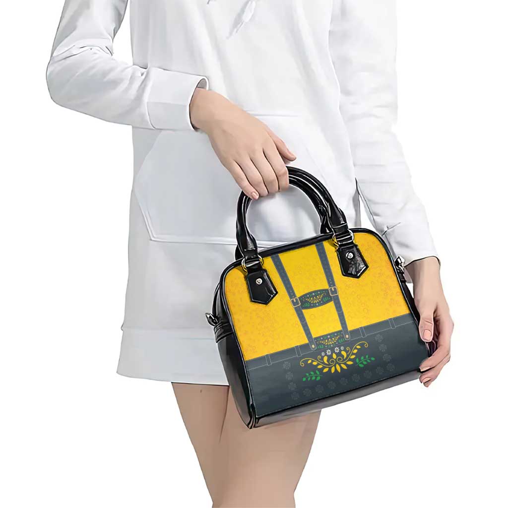 Lederhosen Oktoberfest Shoulder Handbag Bavarian Beer Time LT9