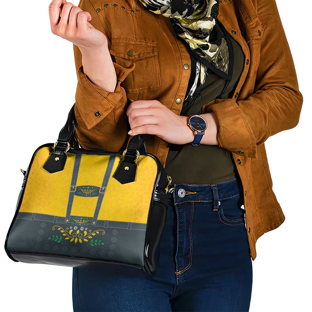Lederhosen Oktoberfest Shoulder Handbag Bavarian Beer Time LT9