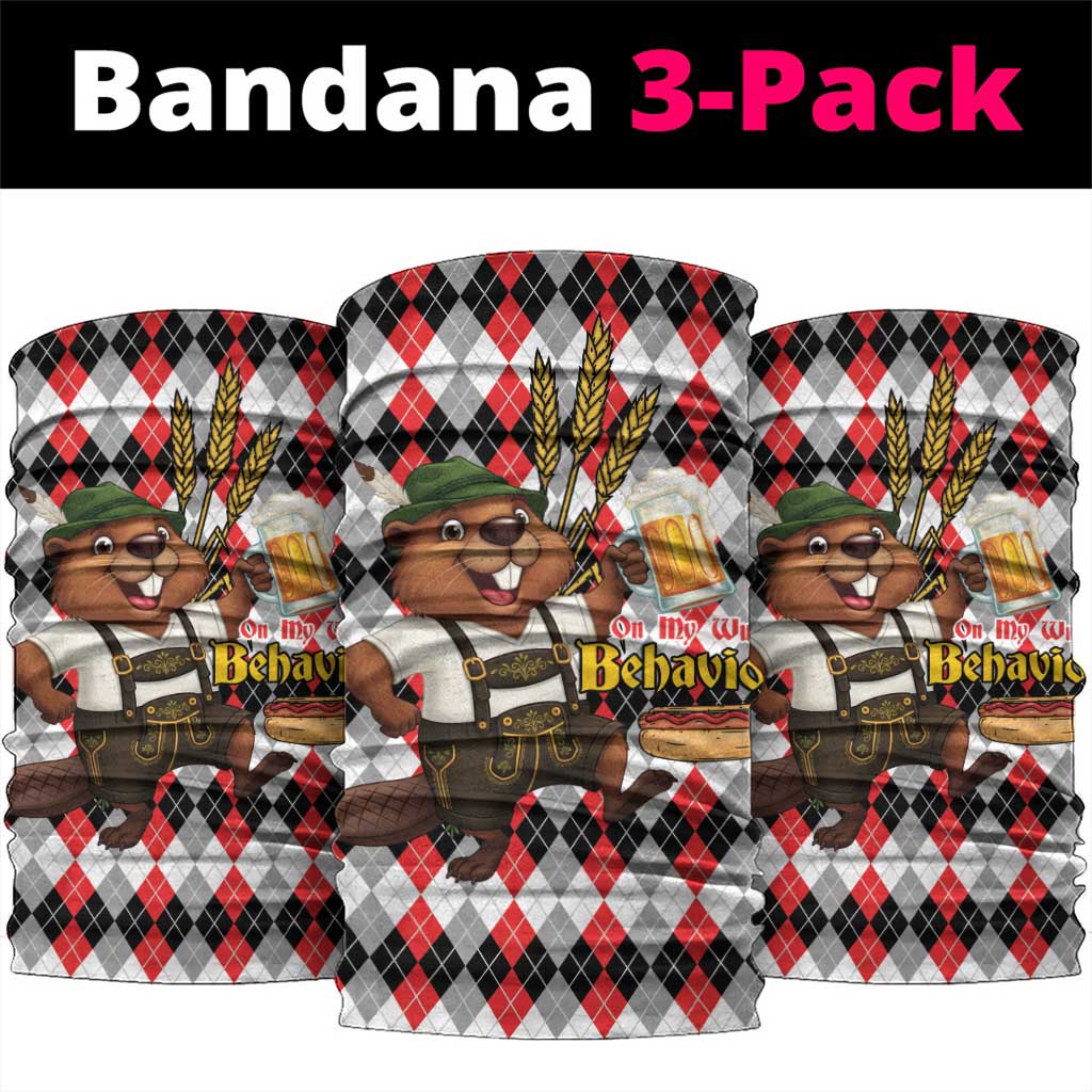 Oktoberfest Beaver Neck Gaiter On My Wurst Behaviour LT9