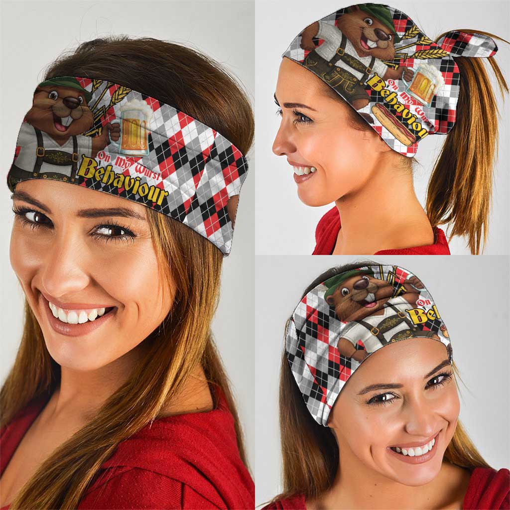 Oktoberfest Beaver Neck Gaiter On My Wurst Behaviour LT9