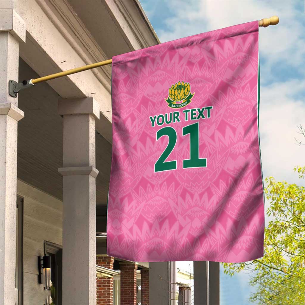 Pink South Africa Cricket Custom Garden Flag African King Proteas Be Way Pink LT9