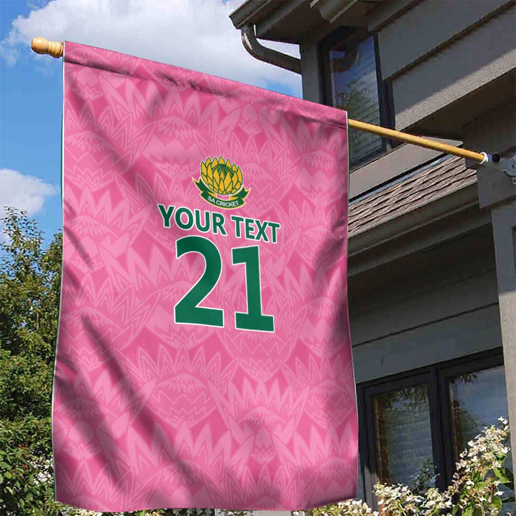 Pink South Africa Cricket Custom Garden Flag African King Proteas Be Way Pink LT9