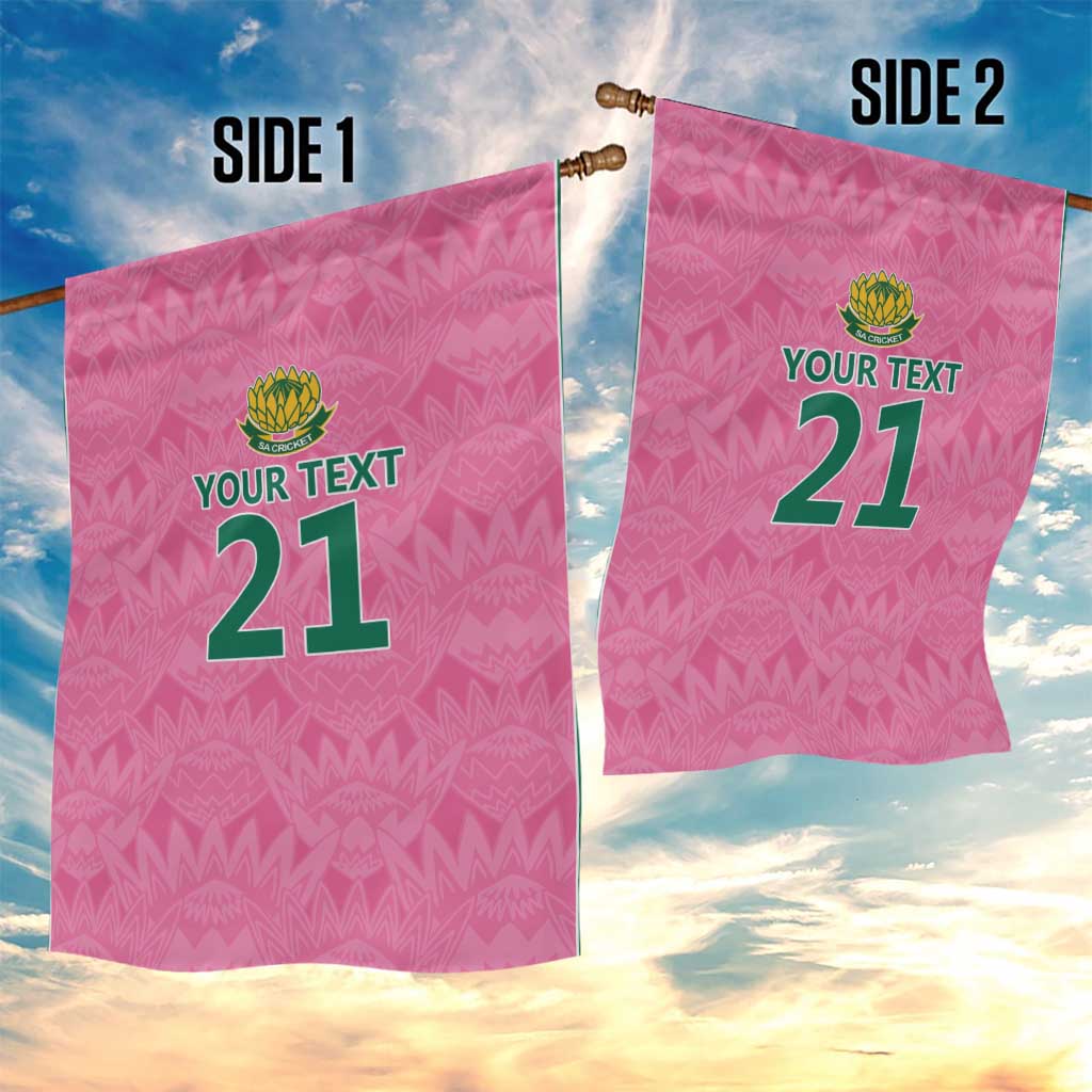 Pink South Africa Cricket Custom Garden Flag African King Proteas Be Way Pink LT9