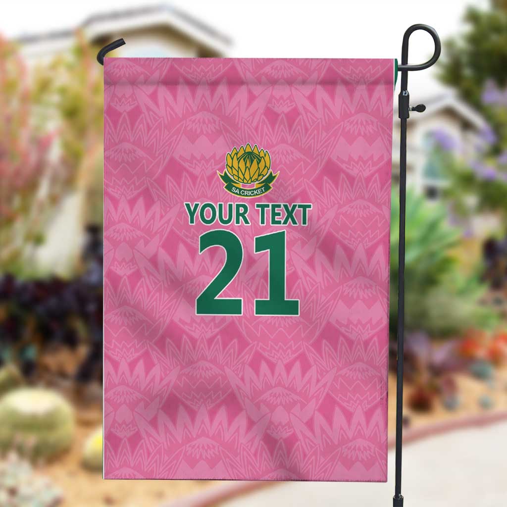Pink South Africa Cricket Custom Garden Flag African King Proteas Be Way Pink LT9