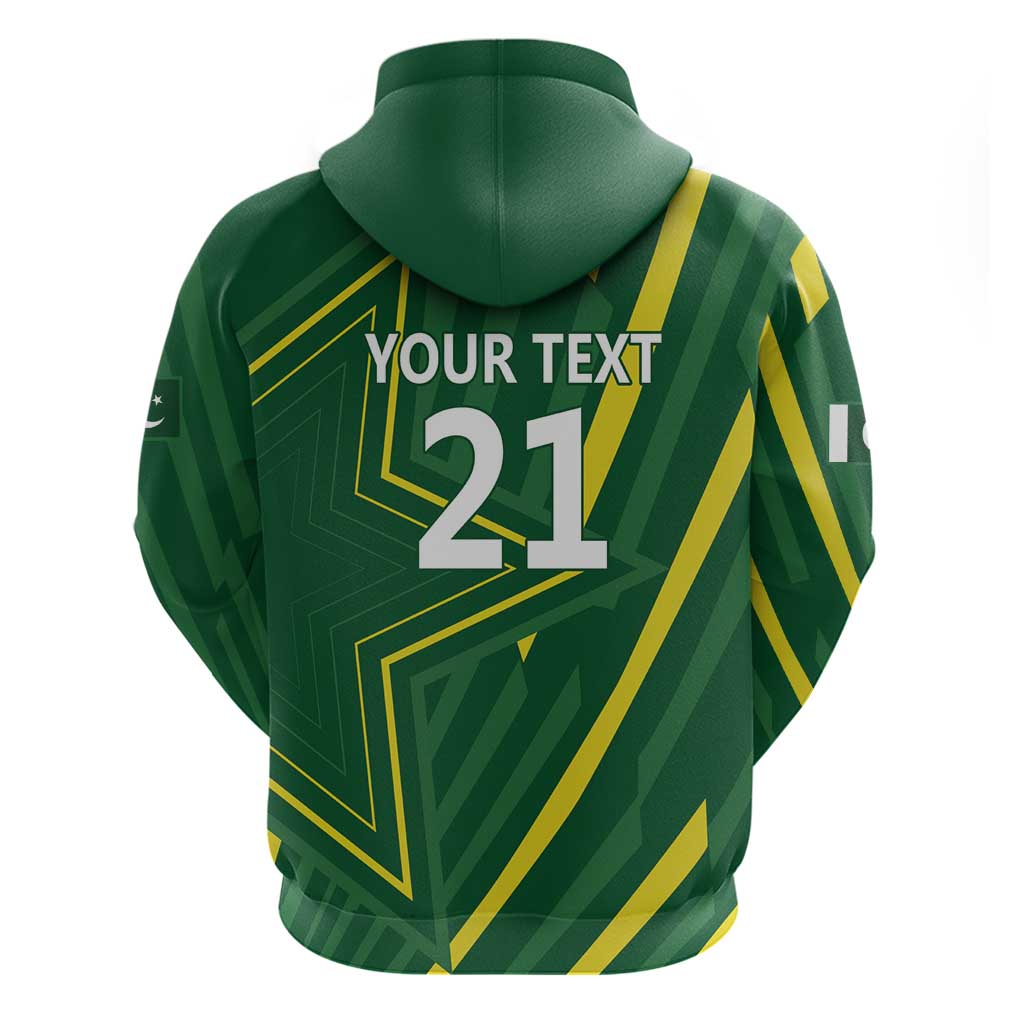 Pakistan Cricket Custom Hoodie Shaheen Falcon Go Champions LT9