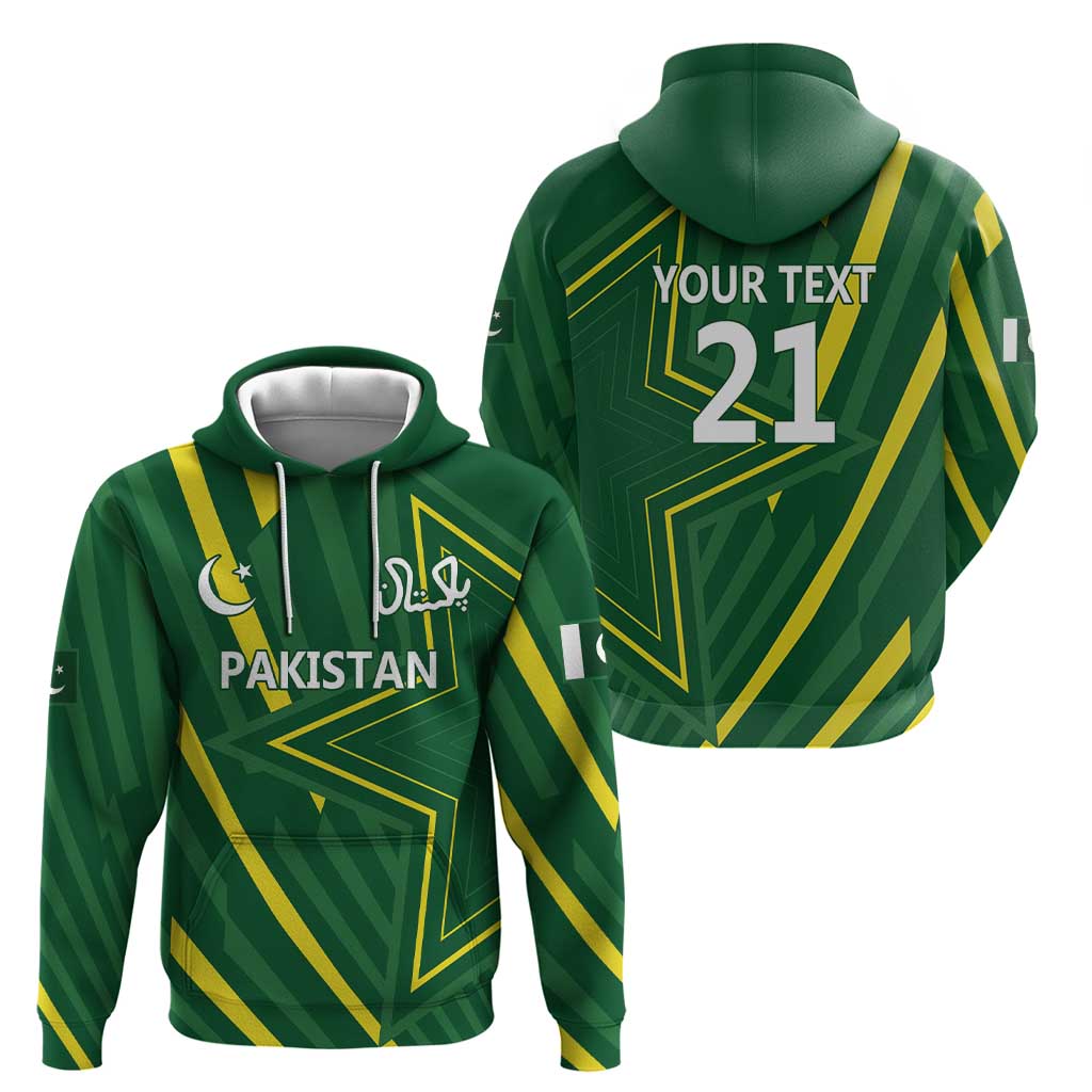 Pakistan Cricket Custom Hoodie Shaheen Falcon Go Champions LT9