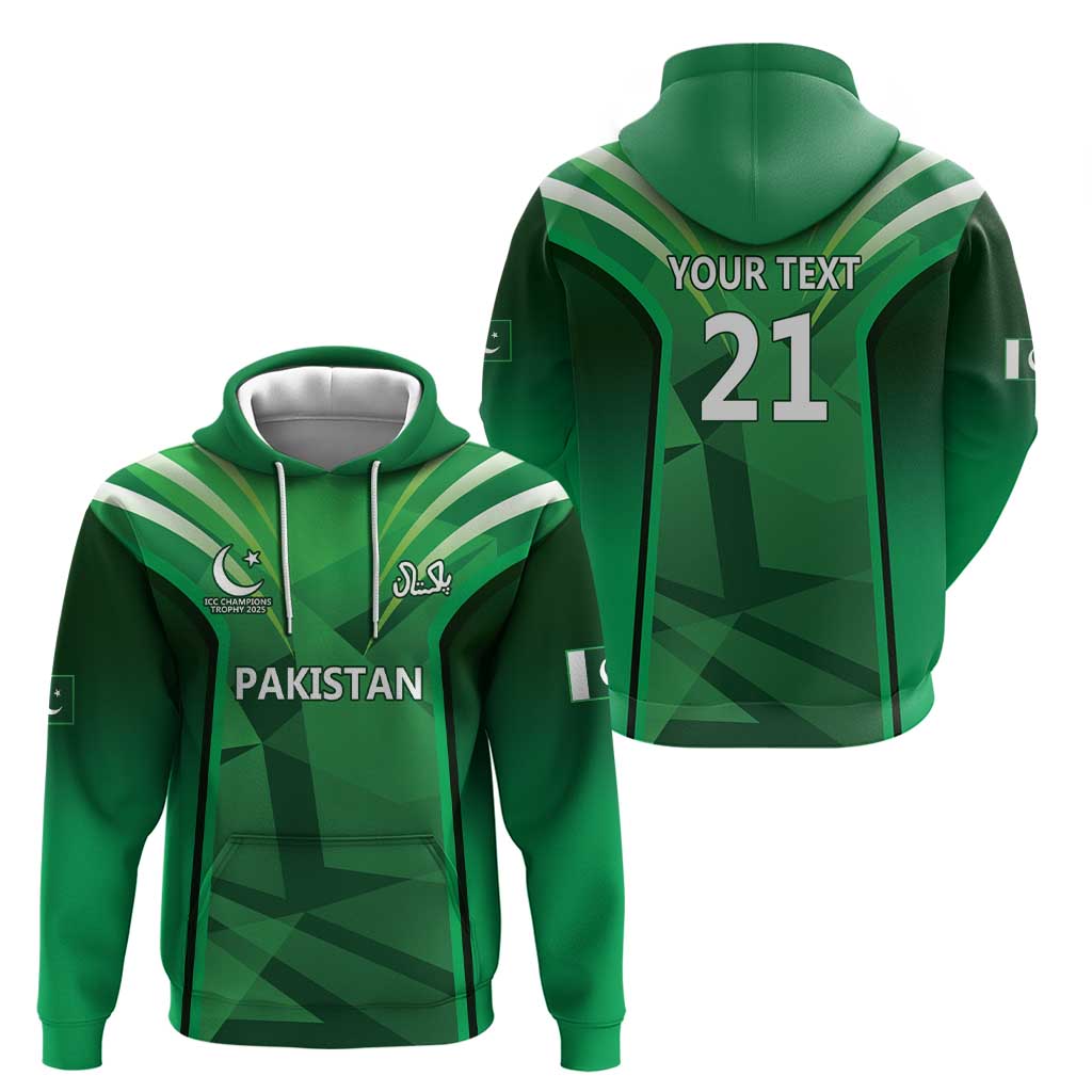Pakistan Cricket Custom Hoodie The Green Shirts with Sporty Pattern LT9