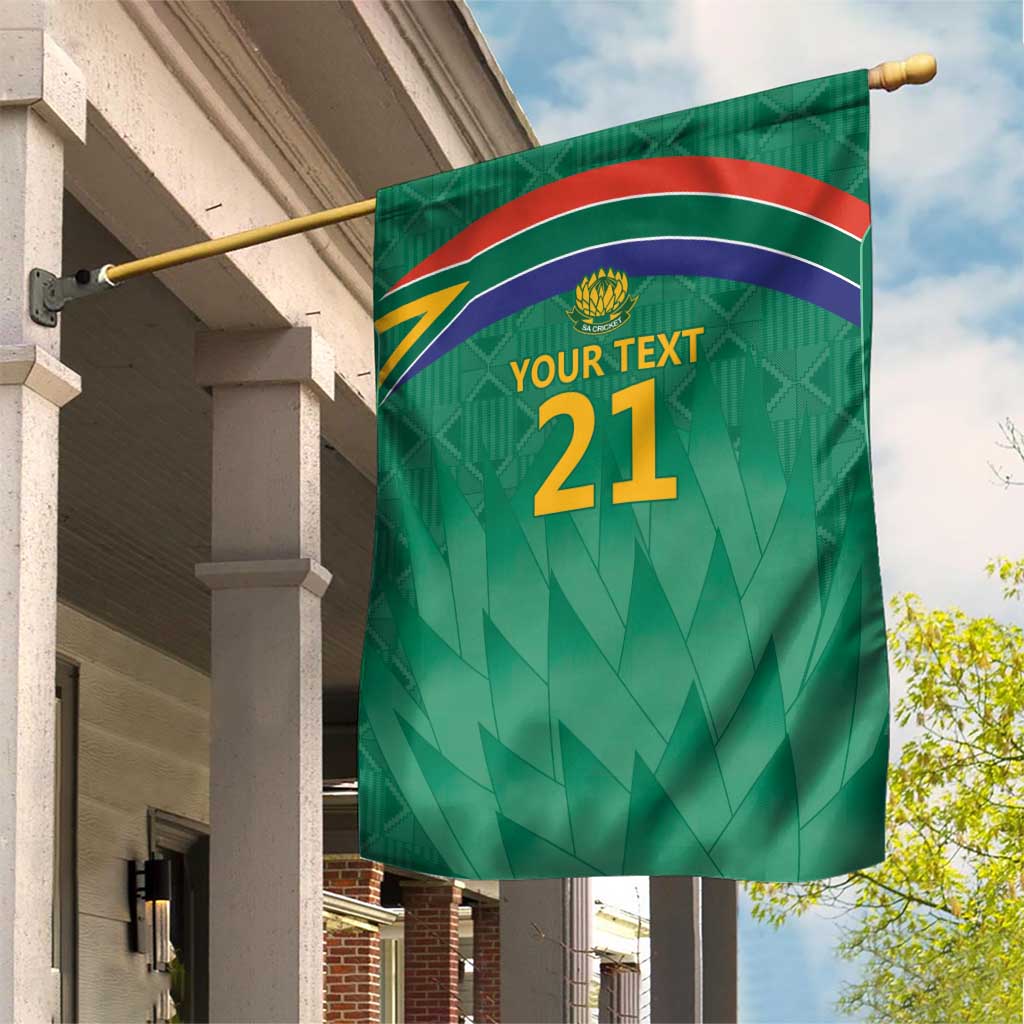 South Africa Cricket Custom Garden Flag African King Proteas Green LT9