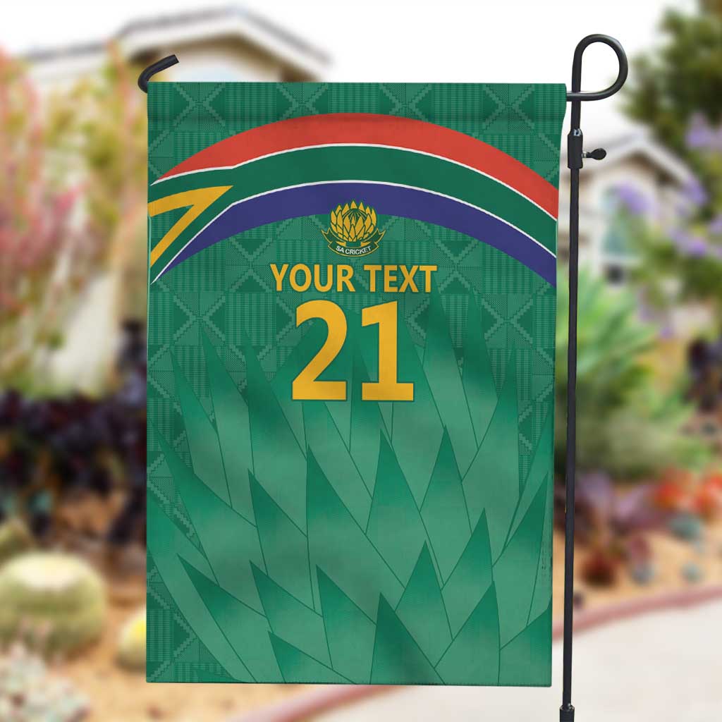 South Africa Cricket Custom Garden Flag African King Proteas Green LT9