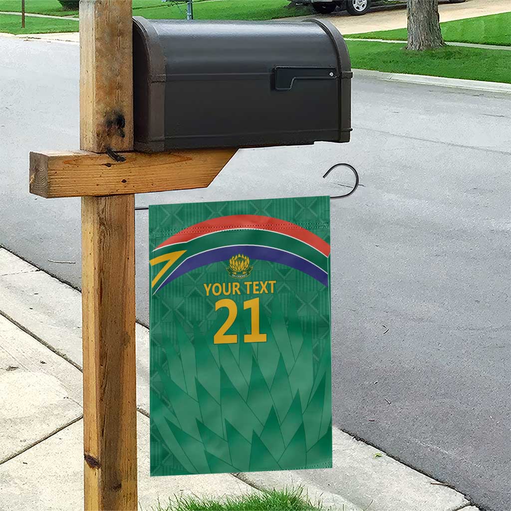 South Africa Cricket Custom Garden Flag African King Proteas Green LT9
