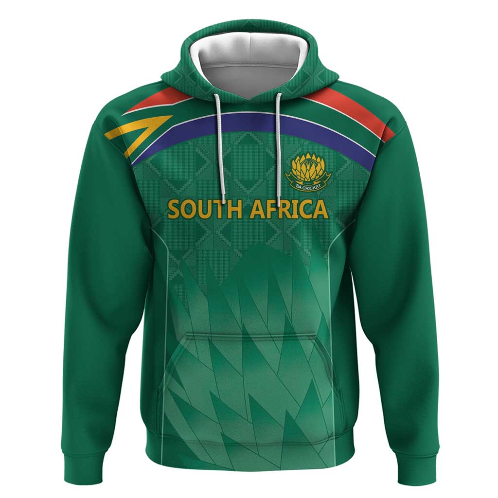 South Africa Cricket Custom Hoodie Proteas Green LT9