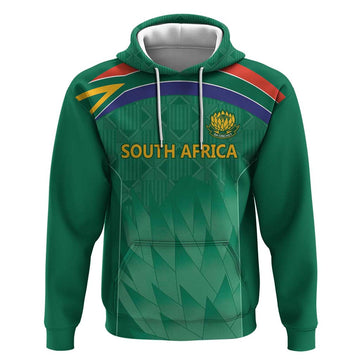 South Africa Cricket Custom Hoodie Proteas Green LT9