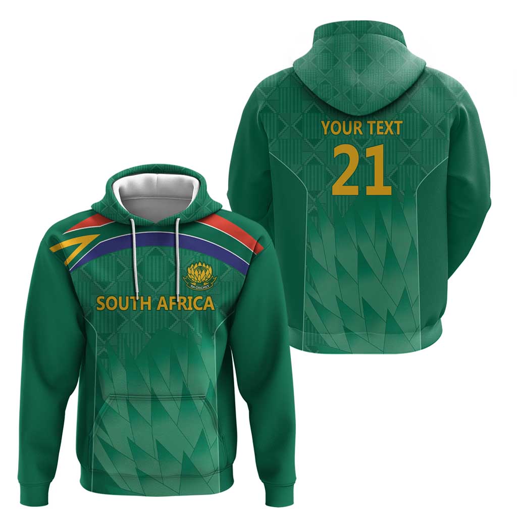 South Africa Cricket Custom Hoodie Proteas Green LT9