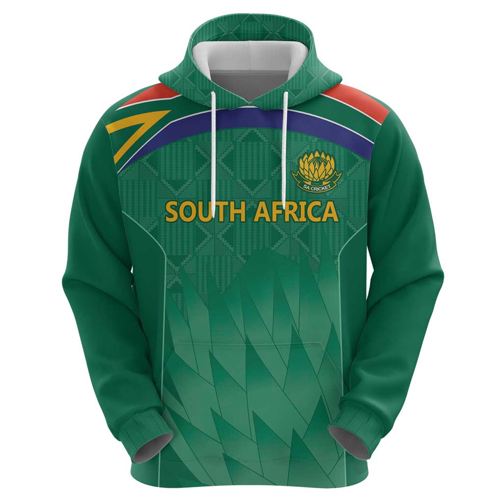 South Africa Cricket Custom Hoodie Proteas Green LT9