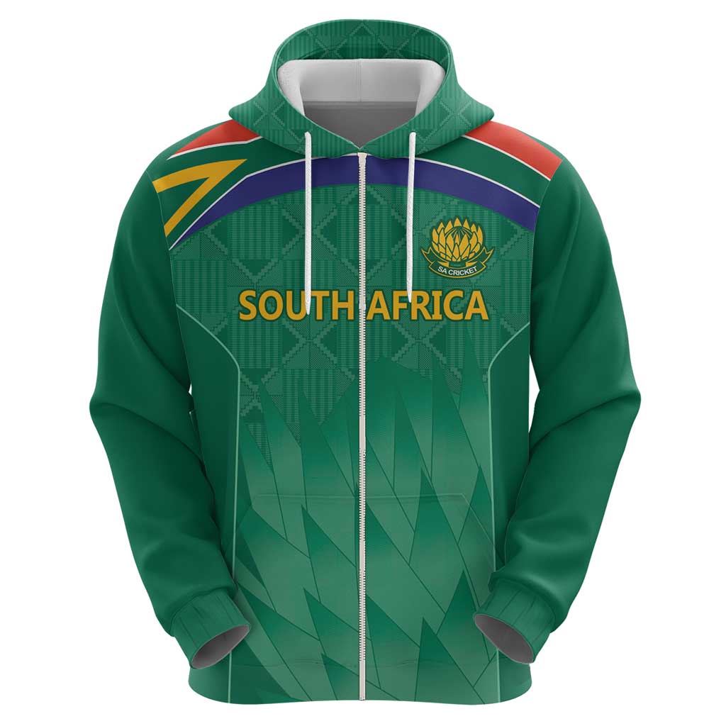 South Africa Cricket Custom Hoodie Proteas Green LT9
