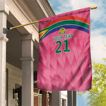 South Africa Cricket Custom Garden Flag African King Proteas Pink LT9