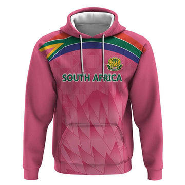 South Africa Cricket Custom Hoodie Proteas Pink LT9