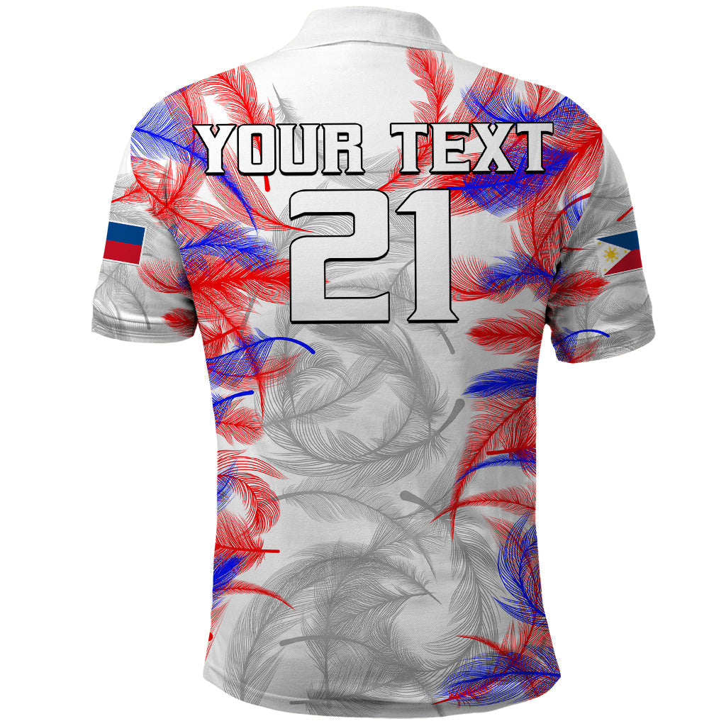 (Custom Text And Number) 2023 Philippines Anzkals Football Polo Shirt Pilipinas Be Unique LT9
