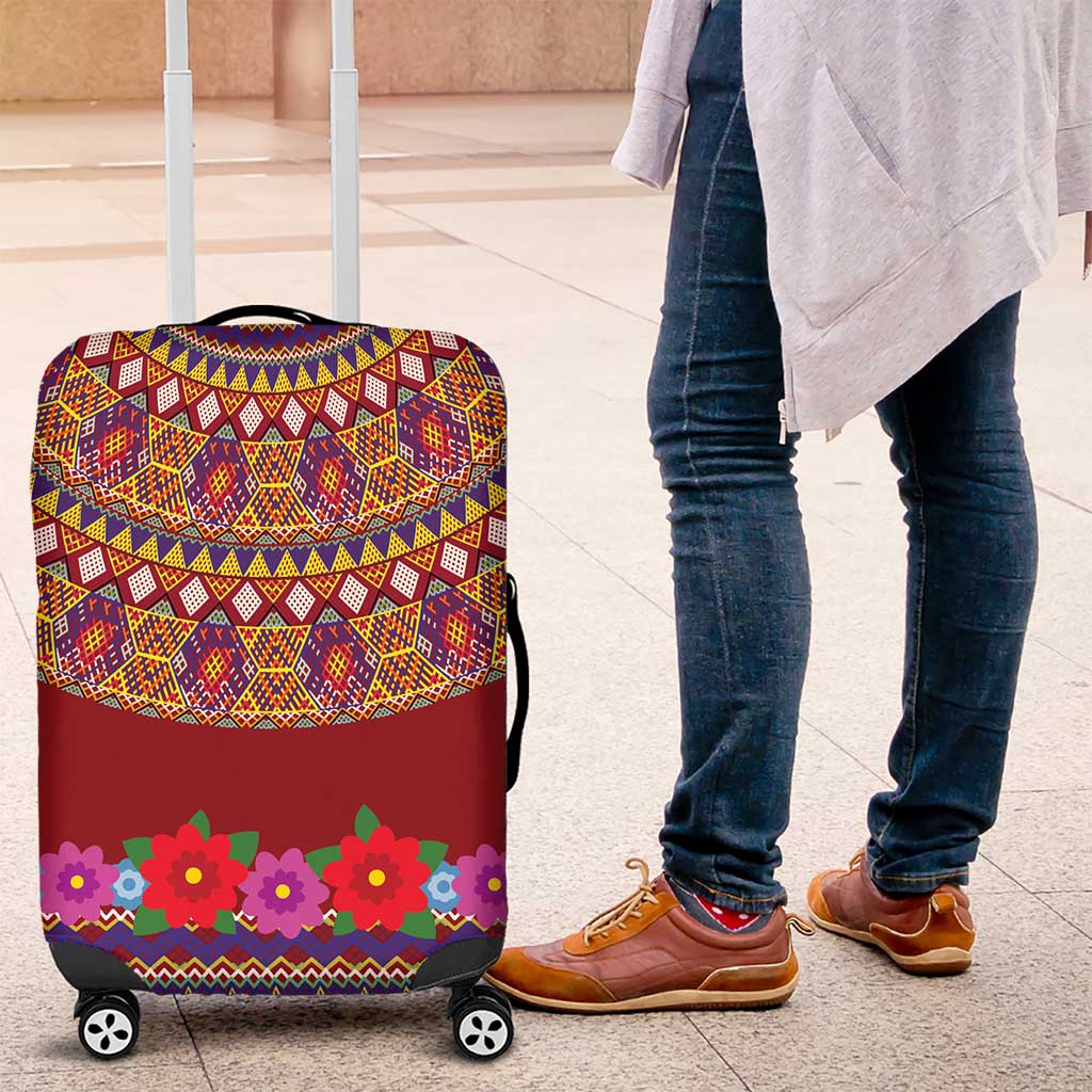 Greenland Costume Luggage Cover Tradional Kalaallisuut Pattern LT9