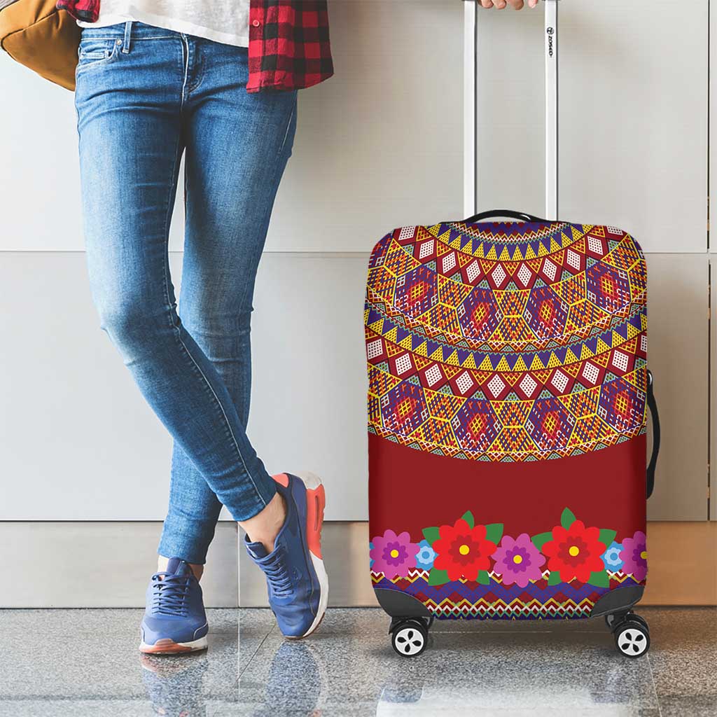 Greenland Costume Luggage Cover Tradional Kalaallisuut Pattern LT9