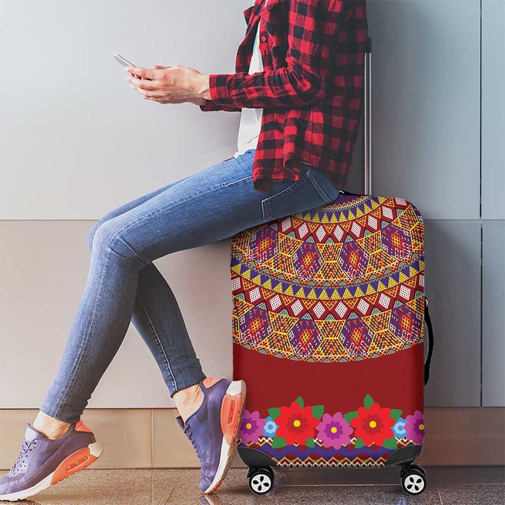 Greenland Costume Luggage Cover Tradional Kalaallisuut Pattern LT9