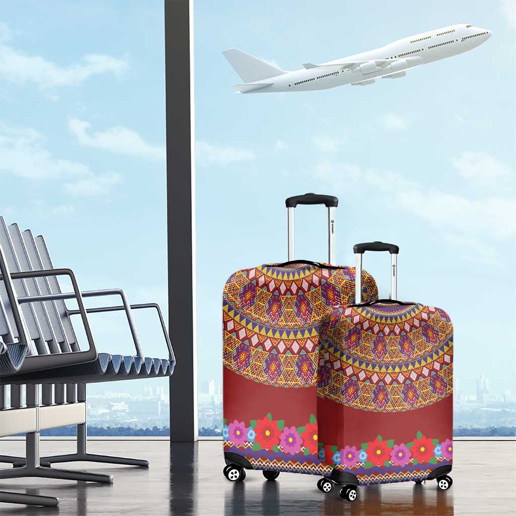 Greenland Costume Luggage Cover Tradional Kalaallisuut Pattern LT9