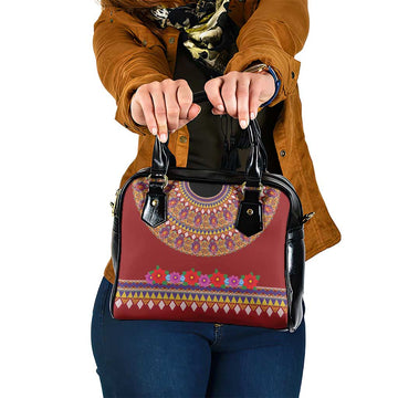 Greenland Costume Shoulder Handbag Tradional Kalaallisuut Pattern LT9