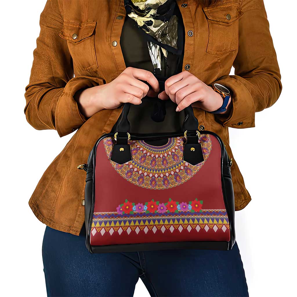 Greenland Costume Shoulder Handbag Tradional Kalaallisuut Pattern LT9