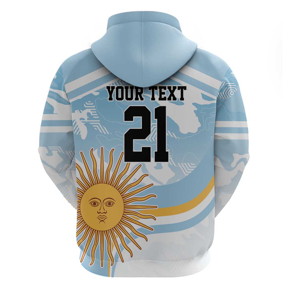 Custom Argentina Rugby Hoodie Summer Paris 2024 LT9