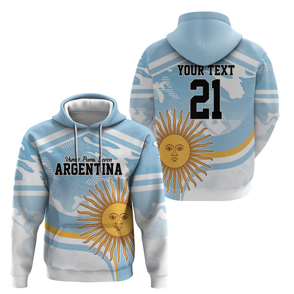 Custom Argentina Rugby Hoodie Summer Paris 2024 LT9