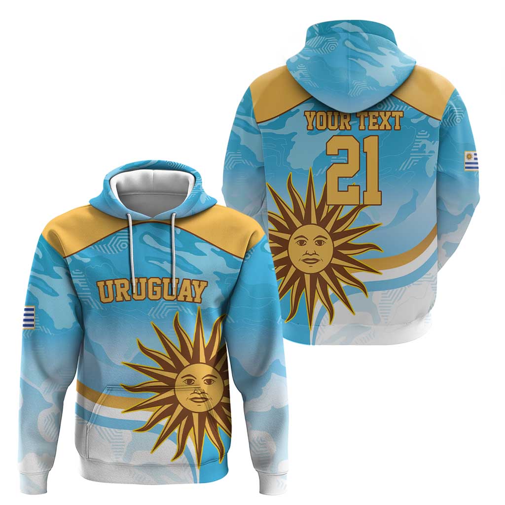 Custom Uruguay Rugby Hoodie Go Teros Summer Paris 2024 LT9