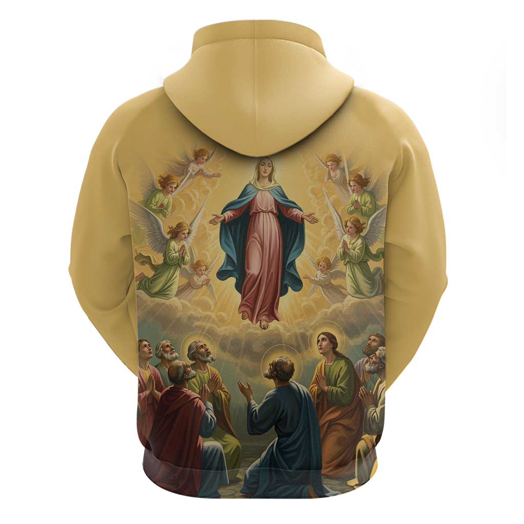 Assumption Virgin Mary to Heaven Hoodie Falling Asleep of the Mother of God LT9