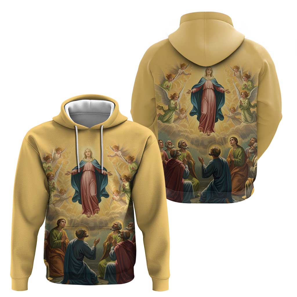 Assumption Virgin Mary to Heaven Hoodie Falling Asleep of the Mother of God LT9