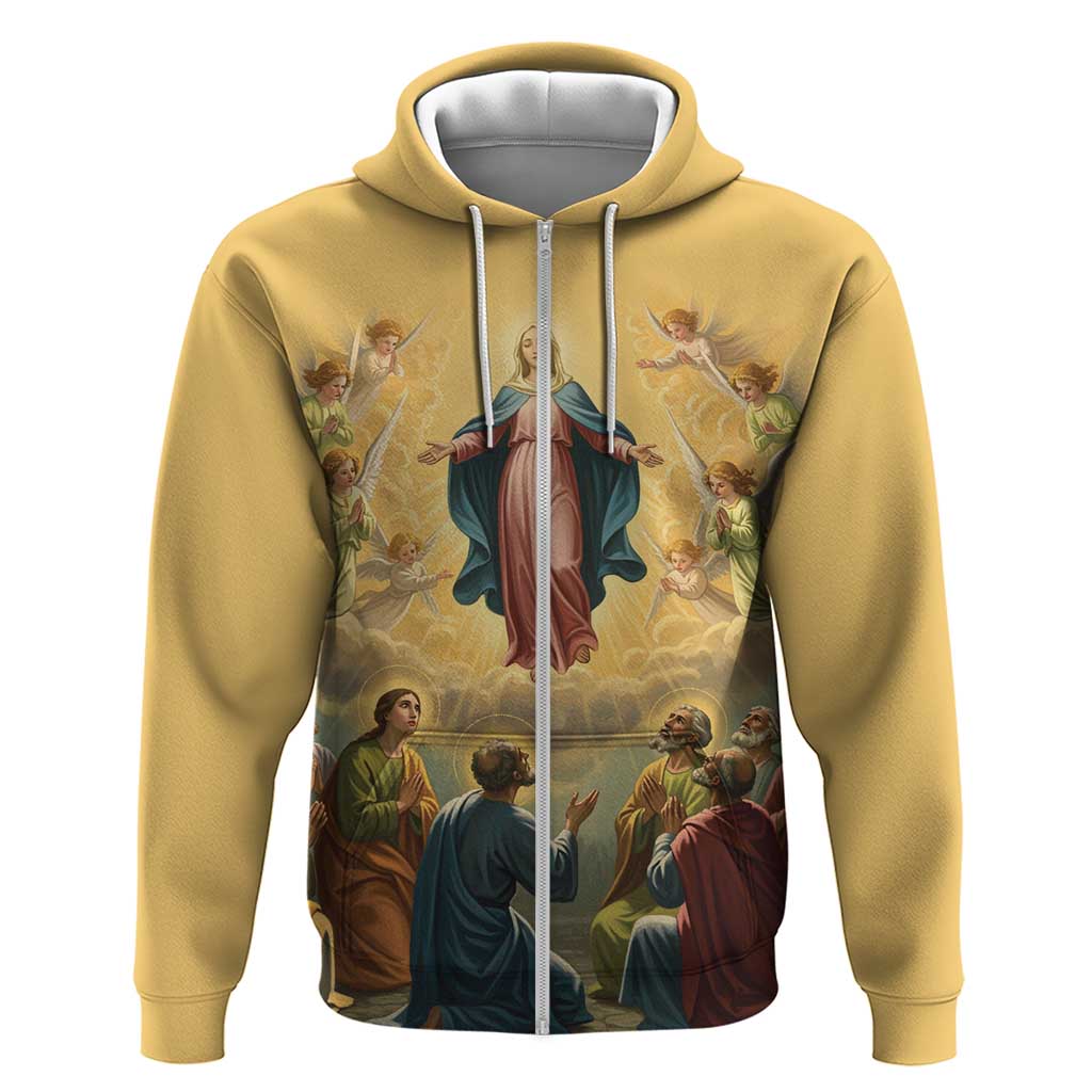 Assumption Virgin Mary to Heaven Hoodie Falling Asleep of the Mother of God LT9