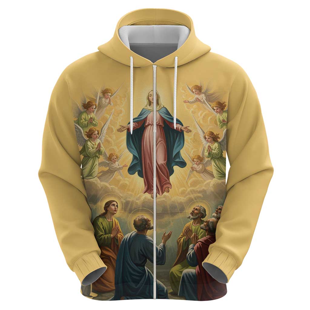 Assumption Virgin Mary to Heaven Hoodie Falling Asleep of the Mother of God LT9