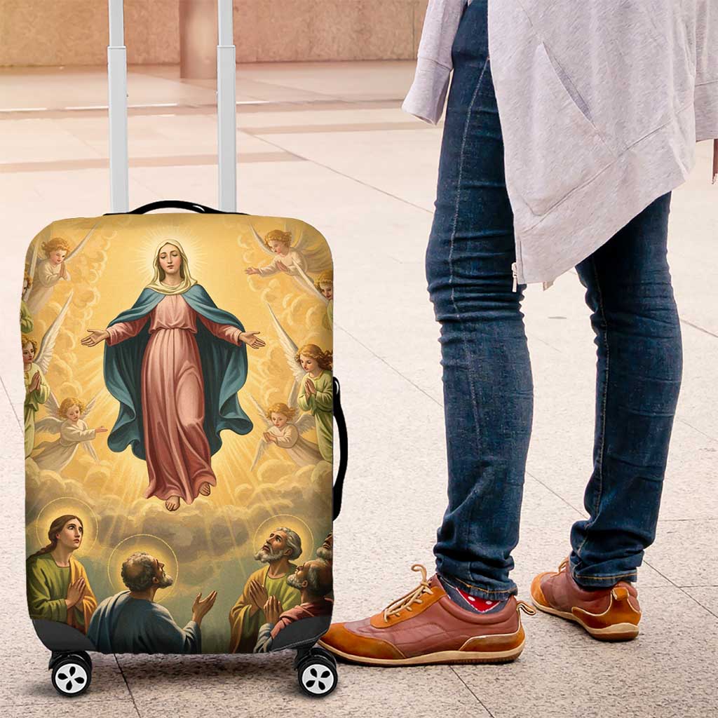 Assumption Virgin Mary to Heaven Luggage Cover Falling Asleep of the Mother of God LT9
