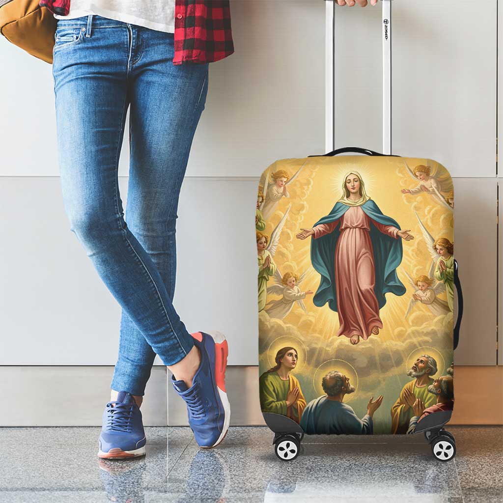 Assumption Virgin Mary to Heaven Luggage Cover Falling Asleep of the Mother of God LT9