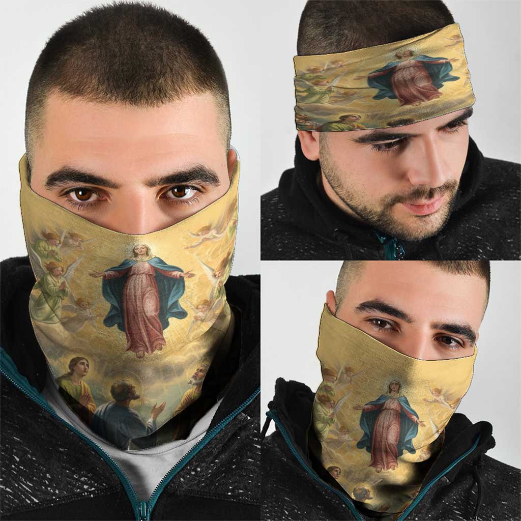 Assumption Virgin Mary to Heaven Neck Gaiter Falling Asleep of the Mother of God LT9